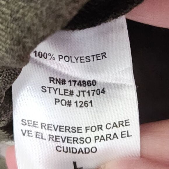 Love Maven Womens Button Front 3/4 Sleeve Drawstring Bottom Hem Top Size Large - Picture 6 of 6